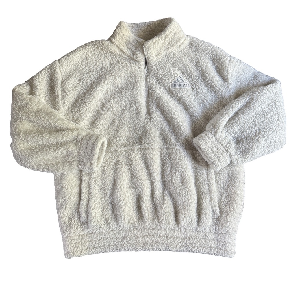 Adidas Girls Sherpa Pullover